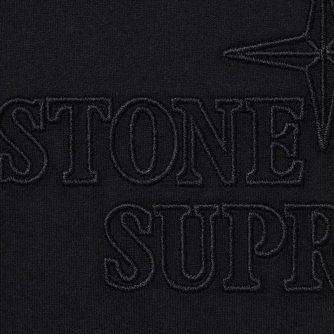 Supreme®/Stone Island® Embroidered Logo S/S Top view 2